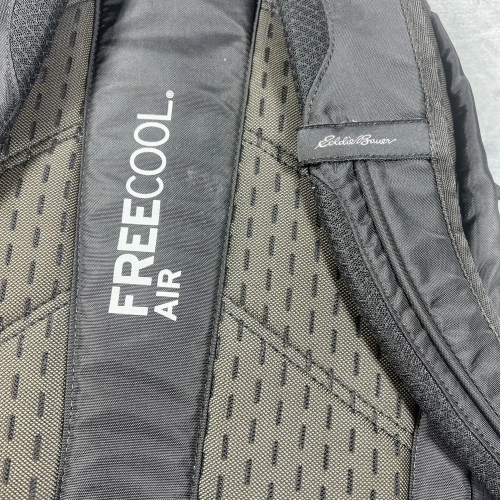 Eddie Bauer Guide Backpack Adventurer 30L Black Bag Hiking Travel Laptop Unisex‎